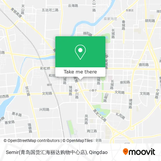 Semir(青岛国货汇海丽达购物中心店) map