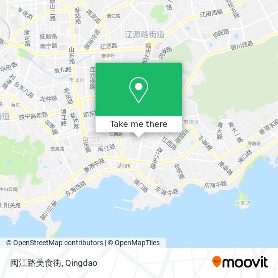 闽江路美食街 map