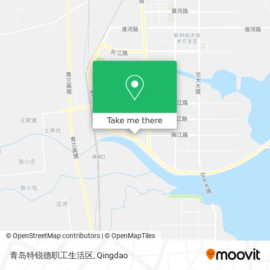 青岛特锐德职工生活区 map