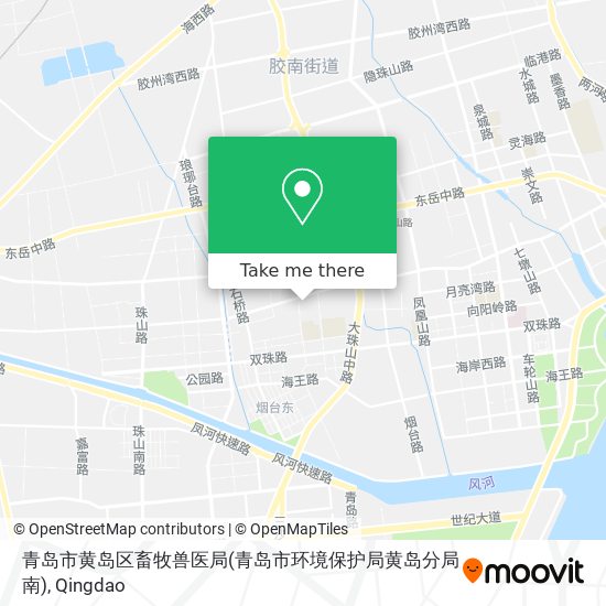 青岛市黄岛区畜牧兽医局(青岛市环境保护局黄岛分局南) map