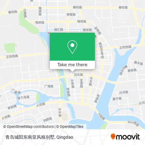青岛城阳东南亚风格别墅 map