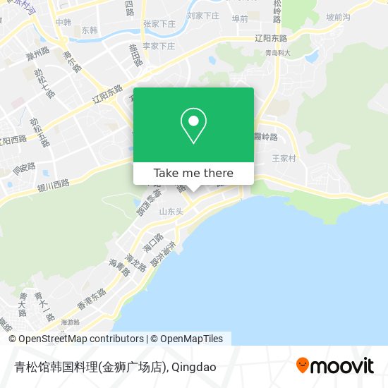青松馆韩国料理(金狮广场店) map