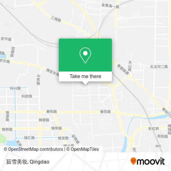 茹雪美妆 map