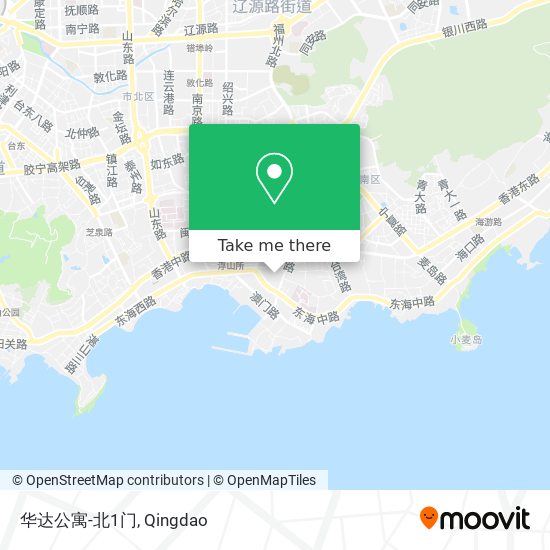 华达公寓-北1门 map