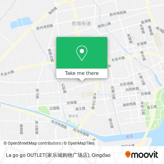 La go go OUTLET(家乐城购物广场店) map