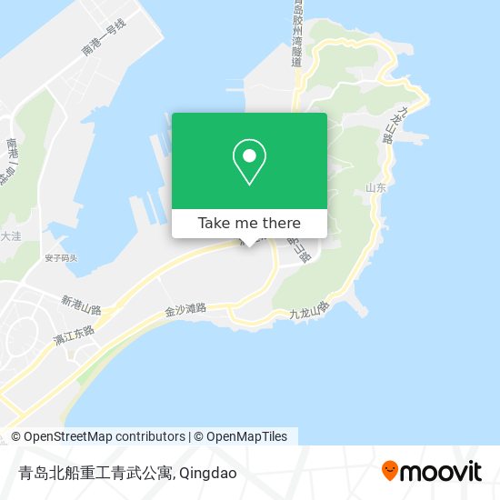 青岛北船重工青武公寓 map