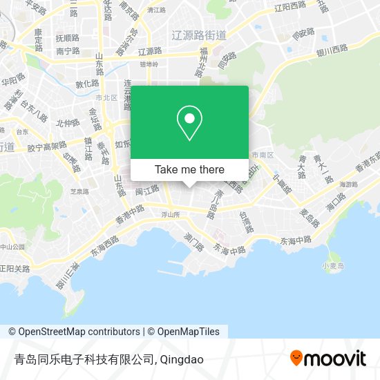 青岛同乐电子科技有限公司 map