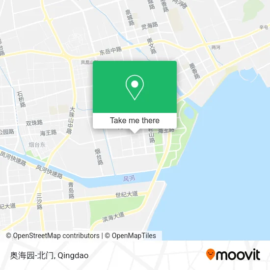 奥海园-北门 map