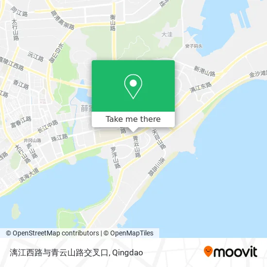 漓江西路与青云山路交叉口 map