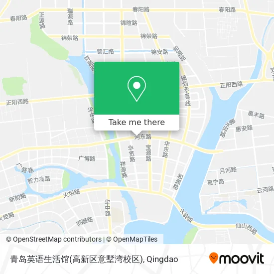 青岛英语生活馆(高新区意墅湾校区) map
