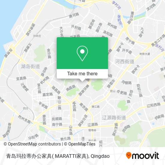 青岛玛拉蒂办公家具( MARATTI家具) map