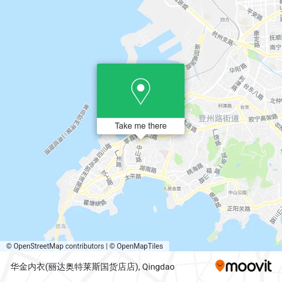 华金内衣(丽达奥特莱斯国货店店) map