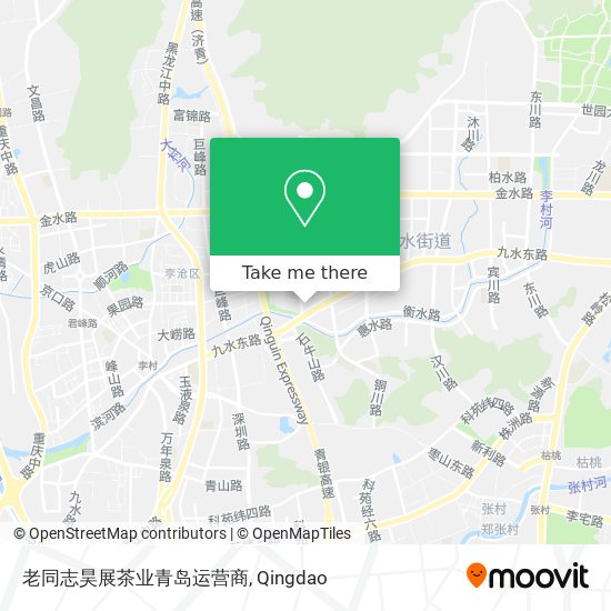 老同志昊展茶业青岛运营商 map