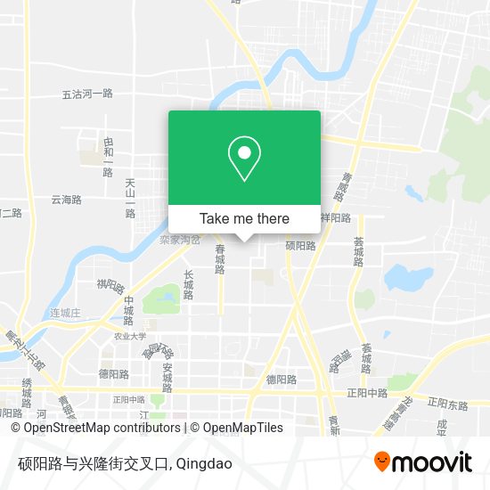 硕阳路与兴隆街交叉口 map