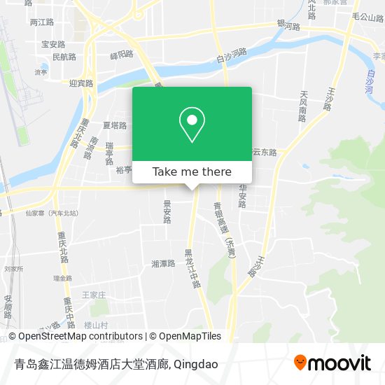 青岛鑫江温德姆酒店大堂酒廊 map