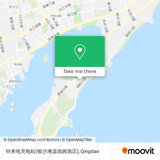 特来电充电站(银沙滩温德姆酒店) map