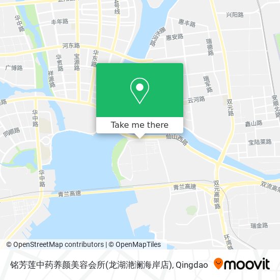 铭芳莲中药养颜美容会所(龙湖滟澜海岸店) map