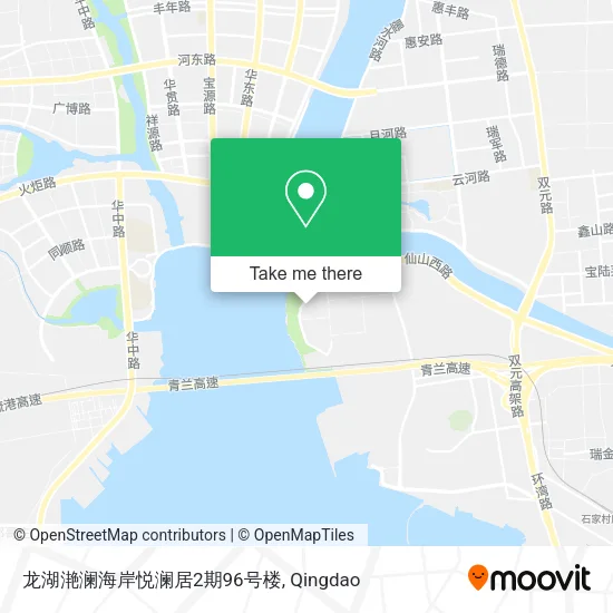 龙湖滟澜海岸悦澜居2期96号楼 map