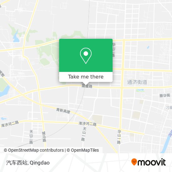 汽车西站 map