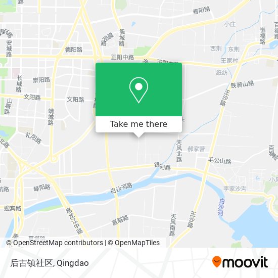 后古镇社区 map