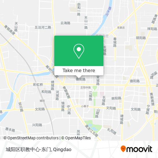城阳区职教中心-东门 map
