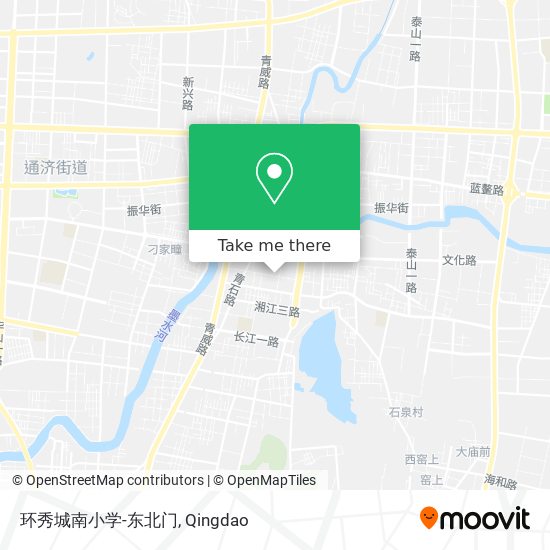 环秀城南小学-东北门 map