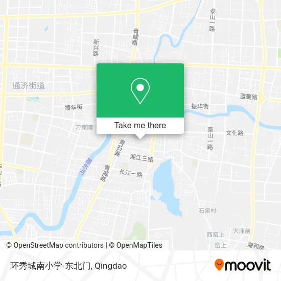 环秀城南小学-东北门 map