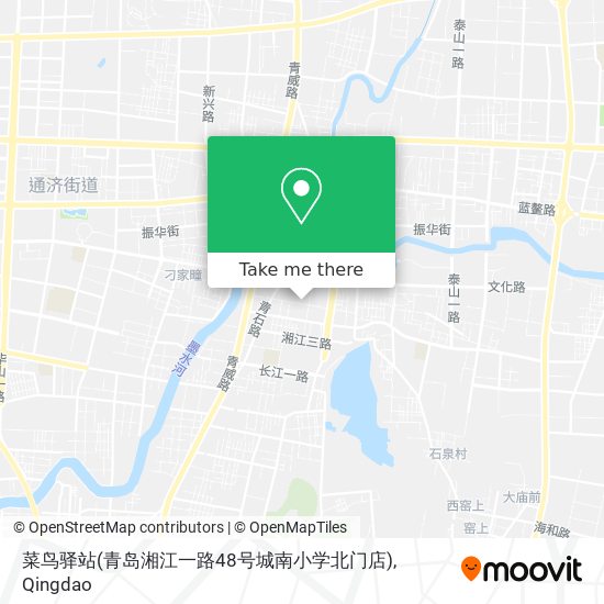 菜鸟驿站(青岛湘江一路48号城南小学北门店) map