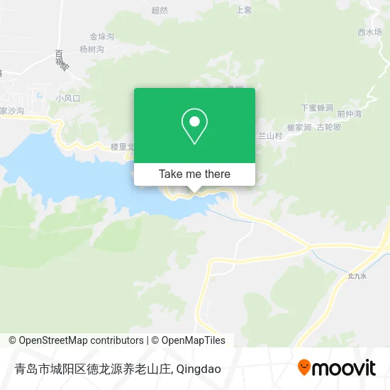 青岛市城阳区德龙源养老山庄 map