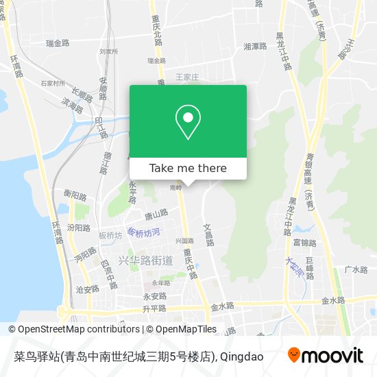菜鸟驿站(青岛中南世纪城三期5号楼店) map