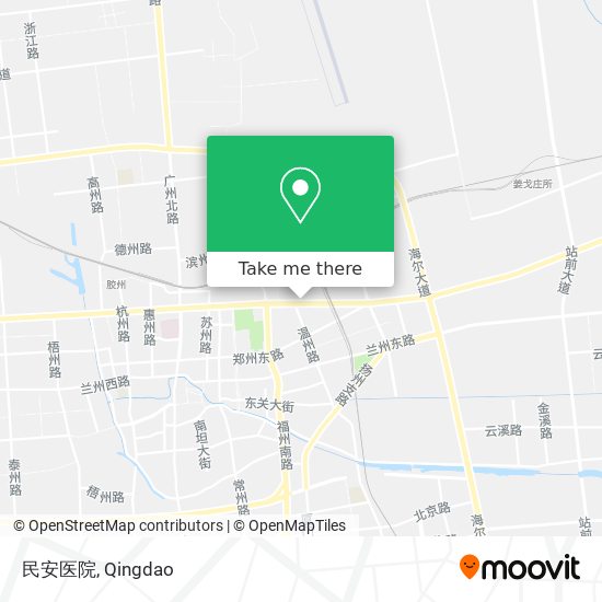 民安医院 map