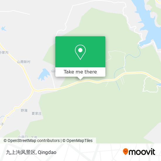 九上沟风景区 map