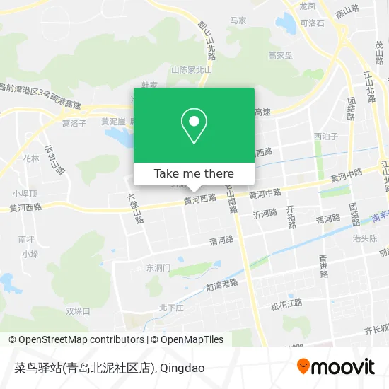菜鸟驿站(青岛北泥社区店) map