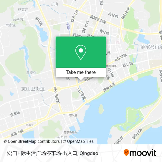 长江国际生活广场停车场-出入口 map