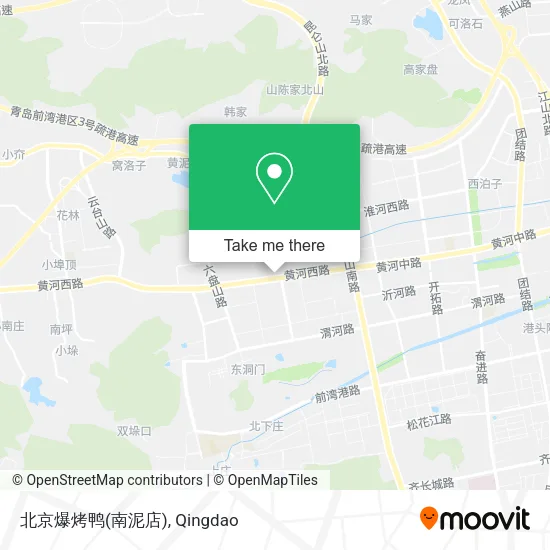北京爆烤鸭(南泥店) map