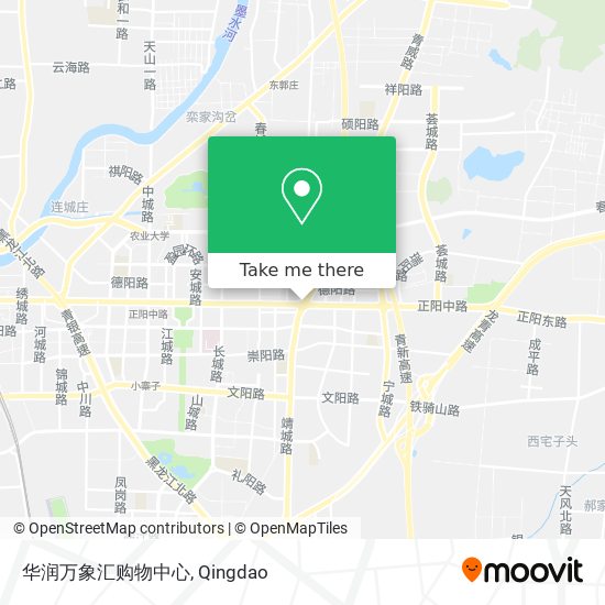 华润万象汇购物中心 map