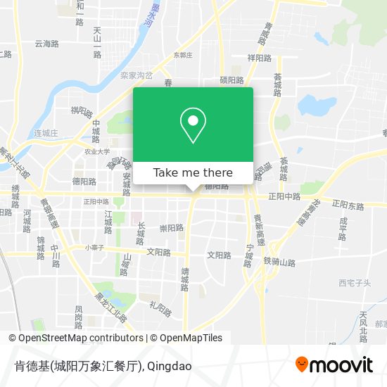 肯德基(城阳万象汇餐厅) map