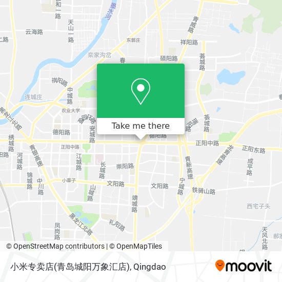 小米专卖店(青岛城阳万象汇店) map