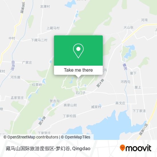 藏马山国际旅游度假区-梦幻谷 map