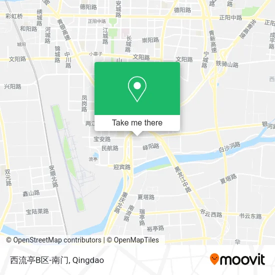 西流亭B区-南门 map