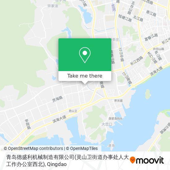 青岛德盛利机械制造有限公司(灵山卫街道办事处人大工作办公室西北) map