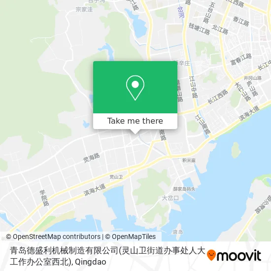 青岛德盛利机械制造有限公司(灵山卫街道办事处人大工作办公室西北) map
