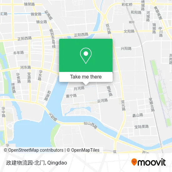 政建物流园-北门 map