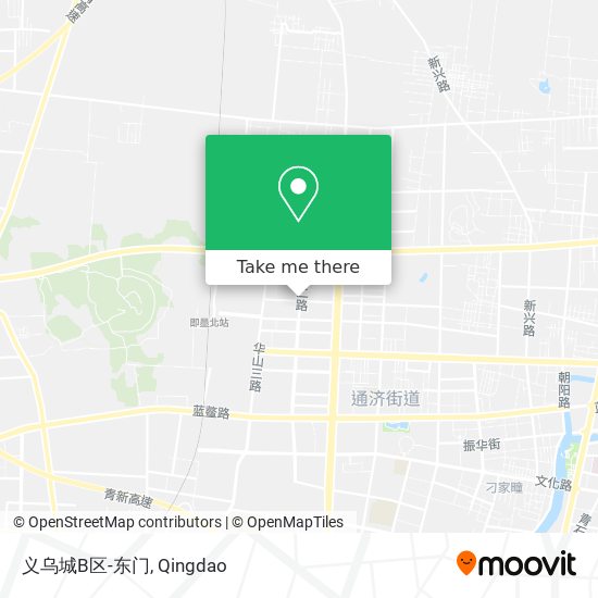 义乌城B区-东门 map
