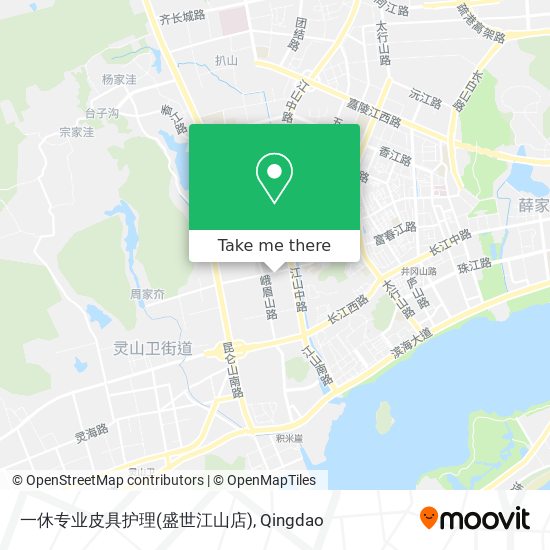 一休专业皮具护理(盛世江山店) map