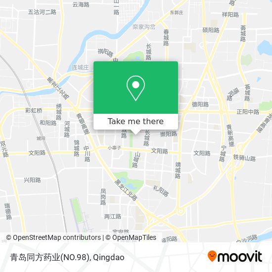 青岛同方药业(NO.98) map
