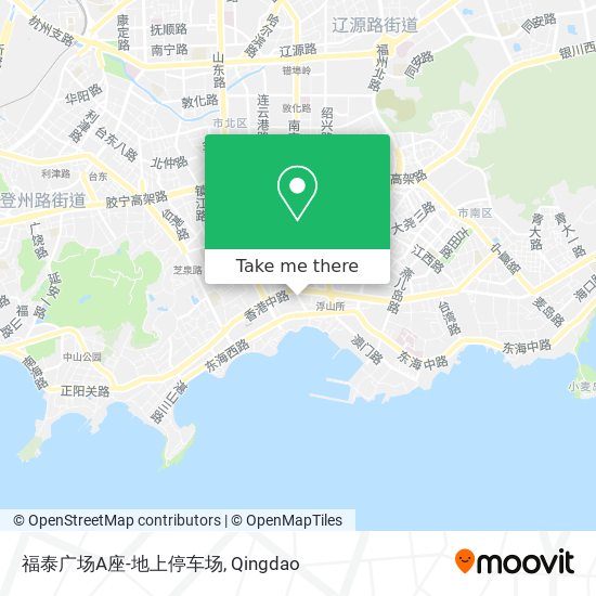 福泰广场A座-地上停车场 map