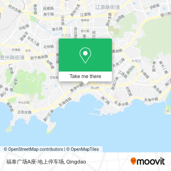 福泰广场A座-地上停车场 map