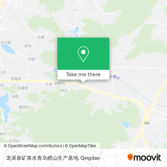 龙涎泉矿泉水青岛崂山生产基地 map