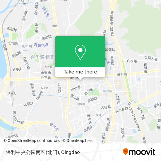 保利中央公园南区(北门) map